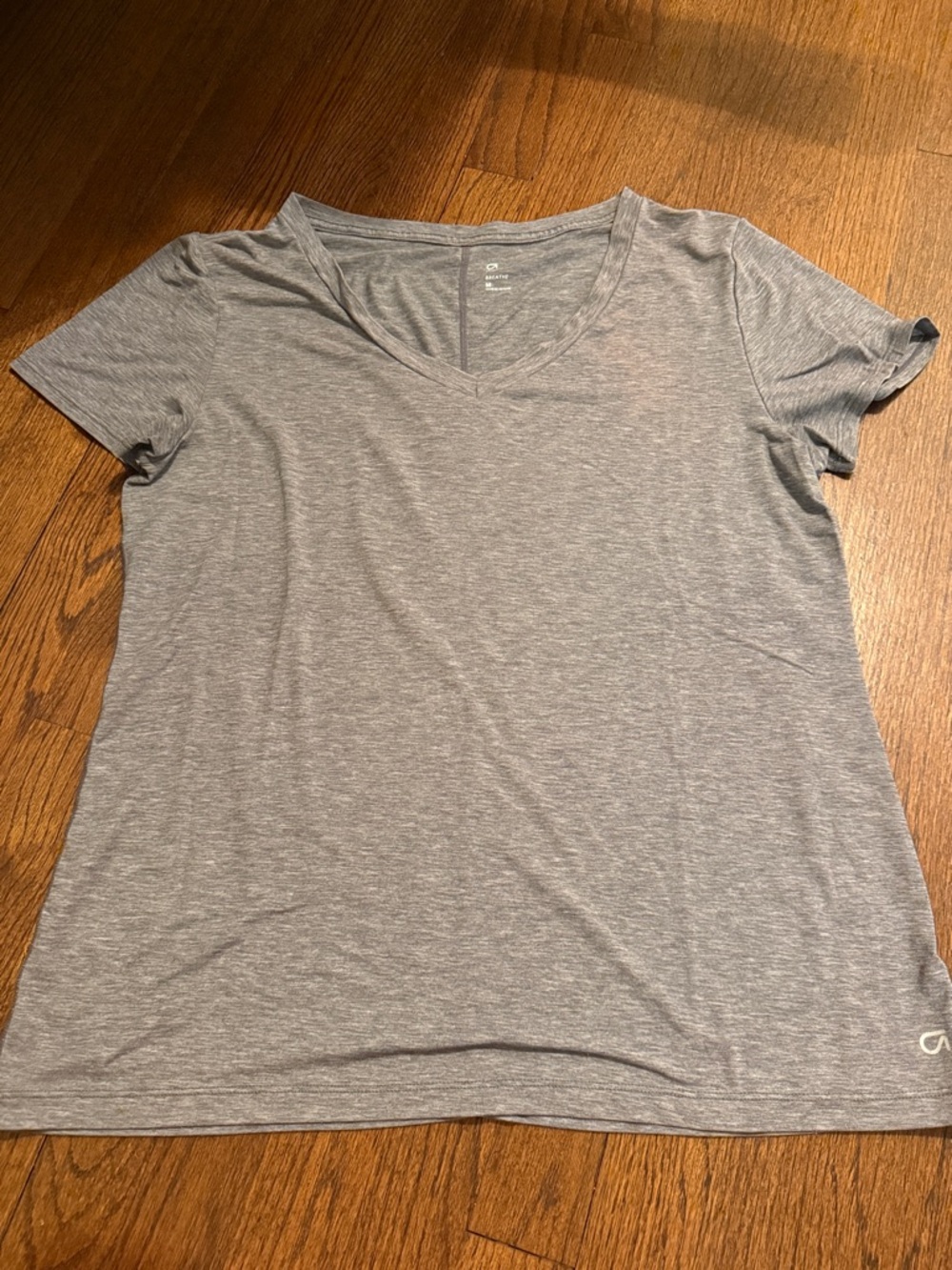 GAP Light Gray V-Neck Short Sleeve Tee